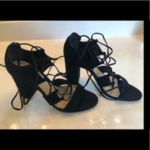 Vince Camuto lace up heels